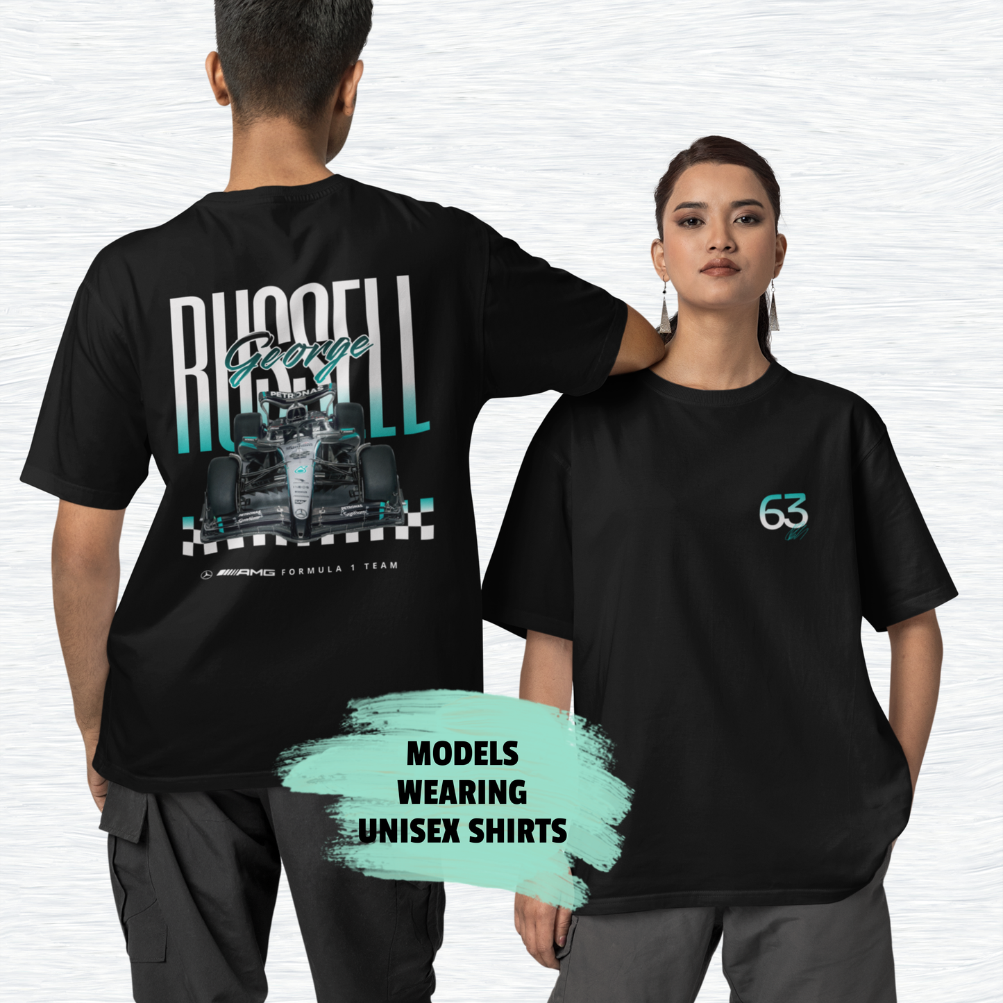 George Russell F1 Inspired T-Shirt