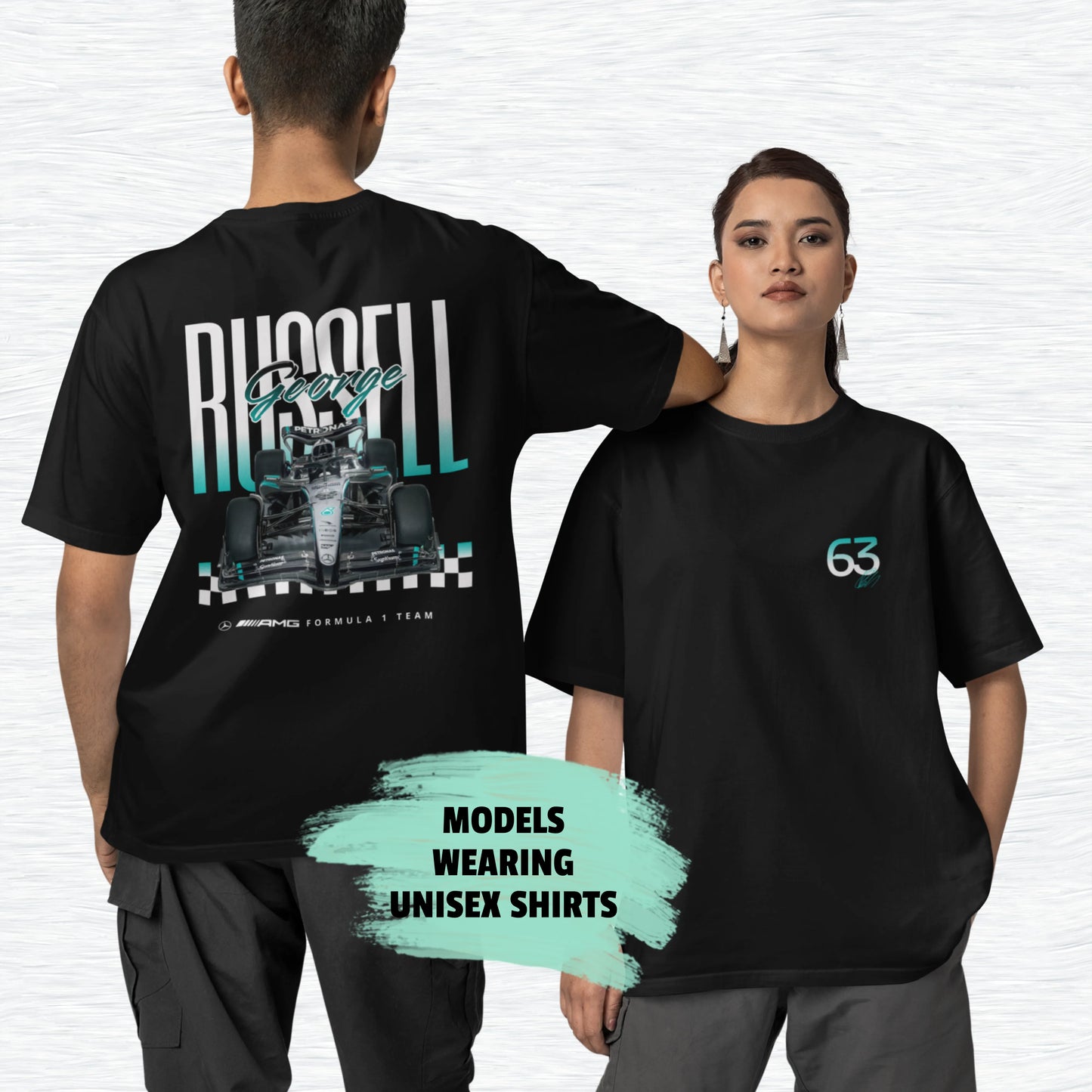 George Russell F1 Inspired T-Shirt