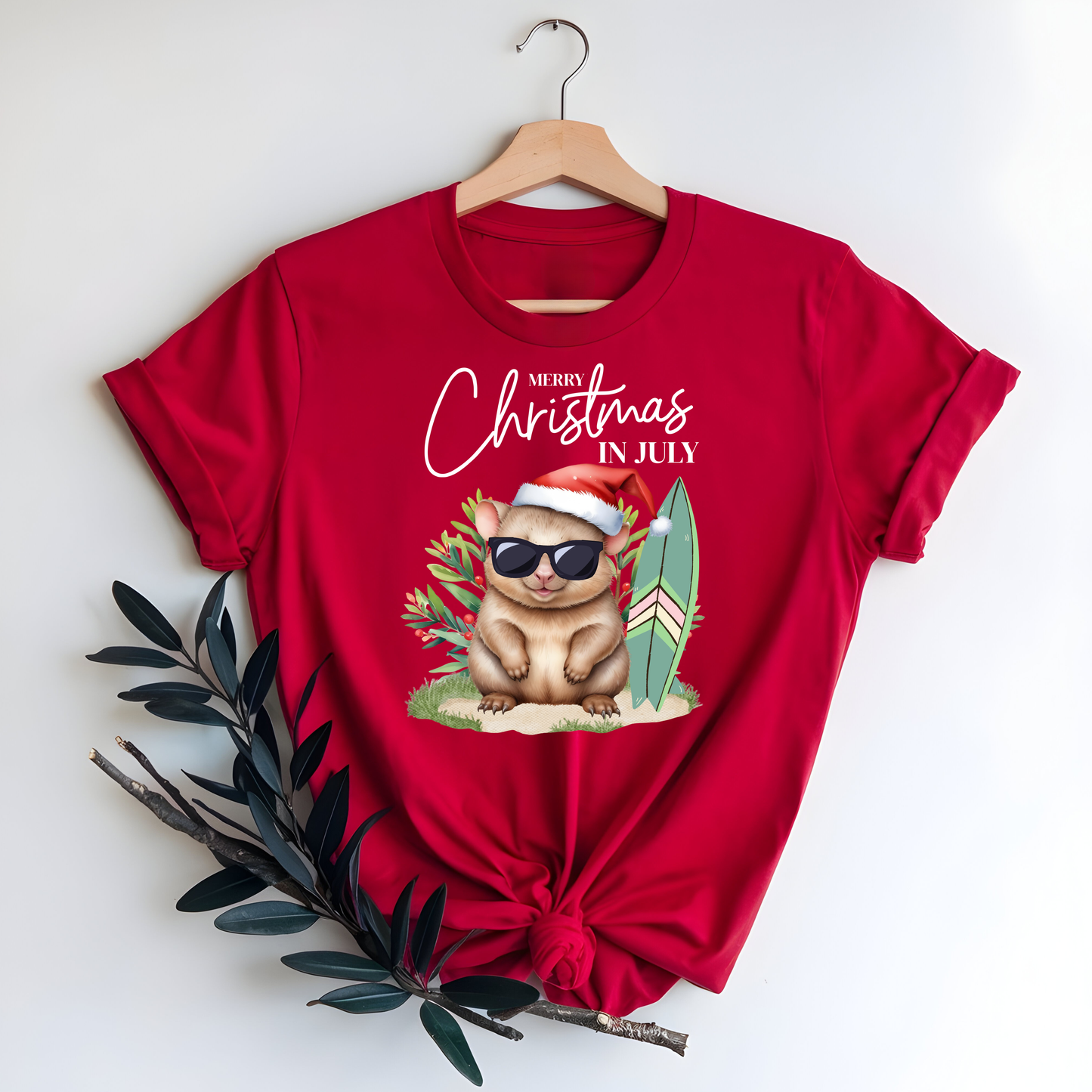 Christmas In July Aussie Animals Shirt