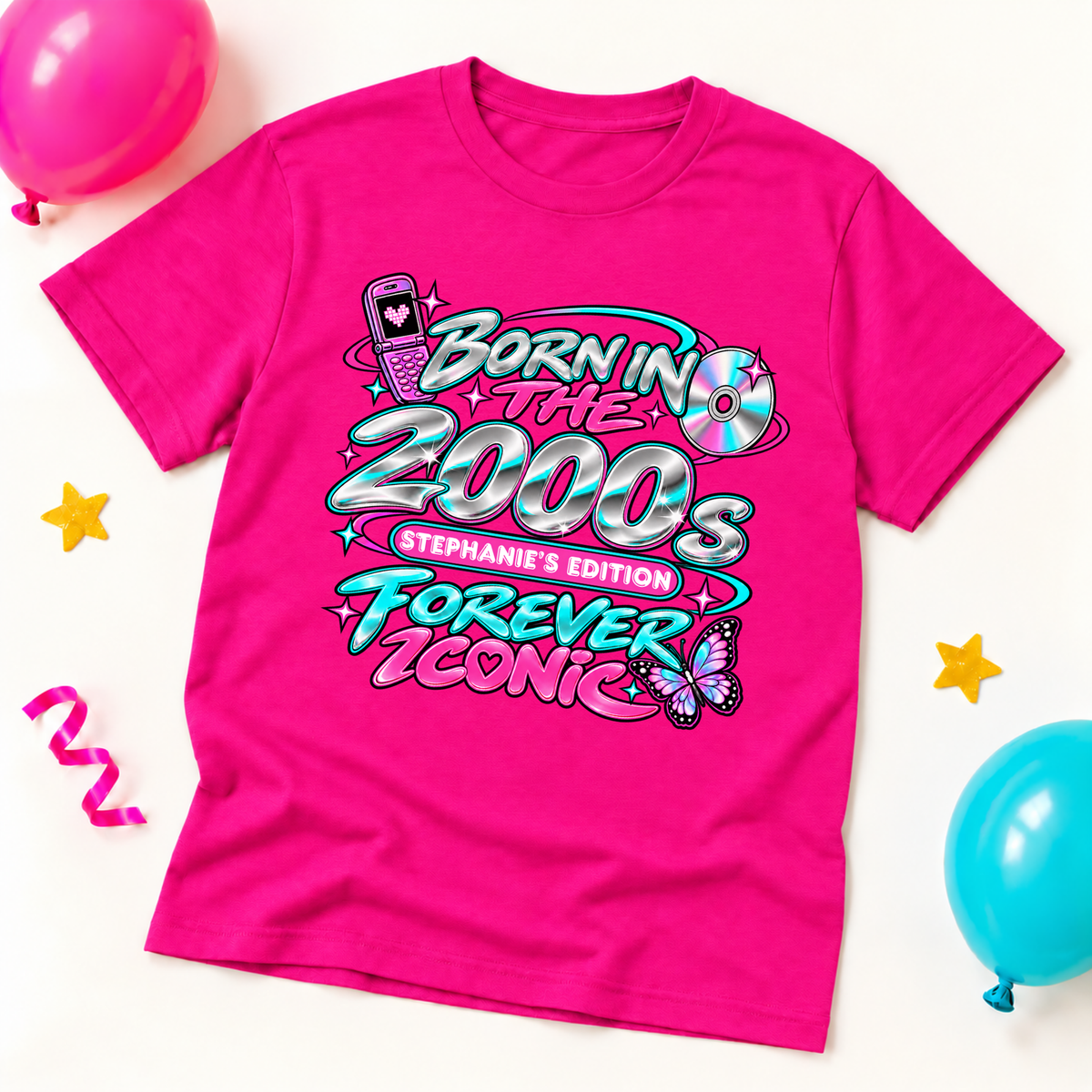 Personalised Born in the 2000s T-Shirt