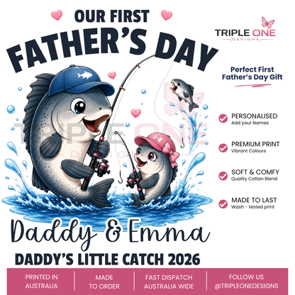 Our First Father's Day | Personalised Daddy & Daughter Matching Set