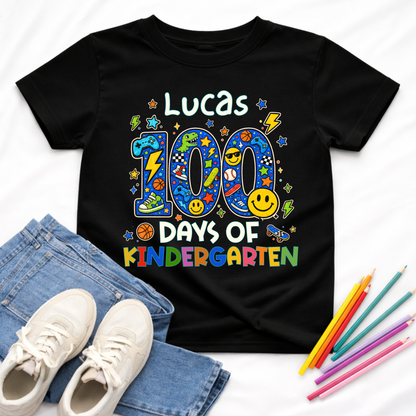 Personalised 100 Days of School Shirt