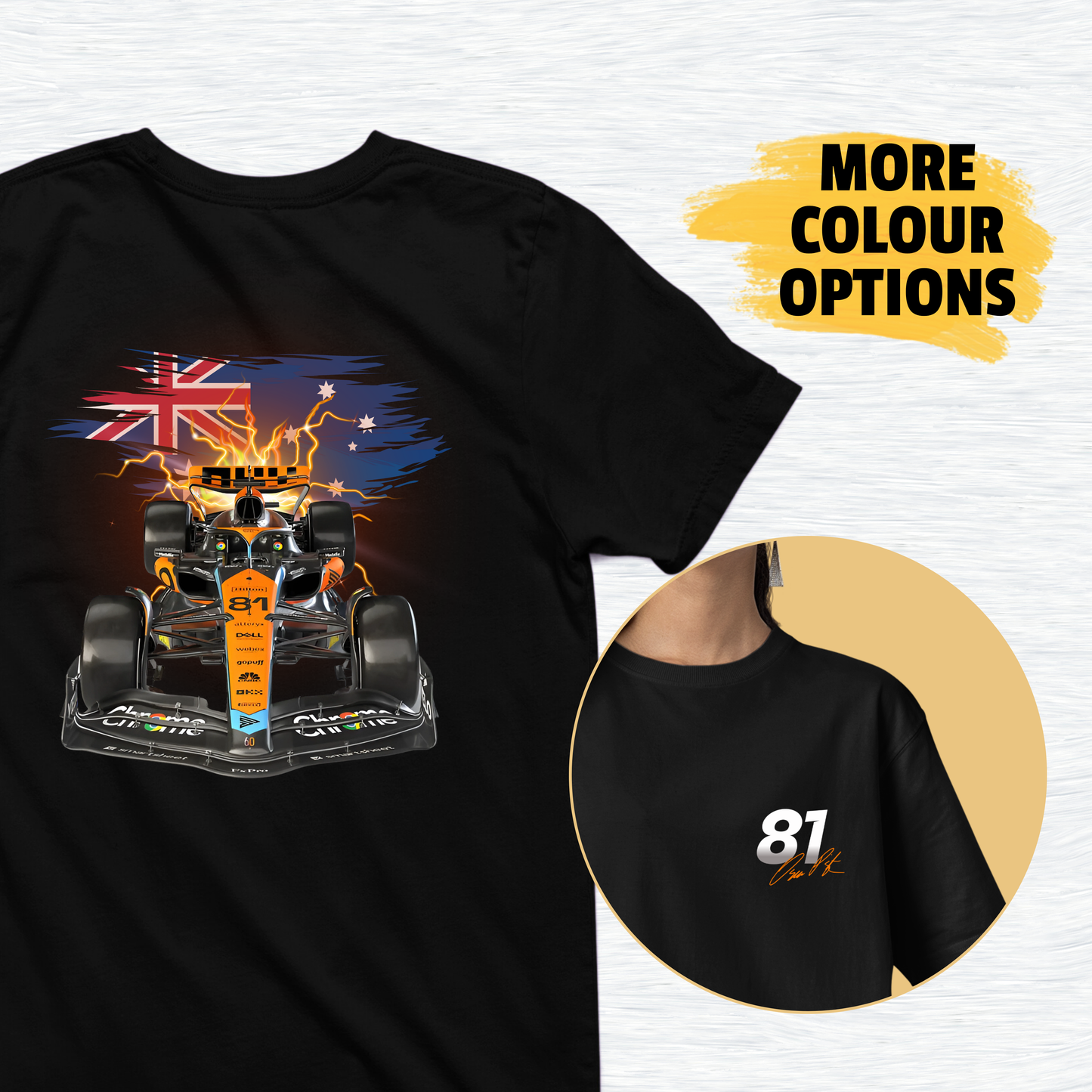 Oscar Piastri F1 Inspired T-Shirt