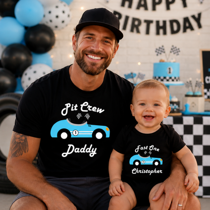 Personalised Fast One Matching Birthday Outfits