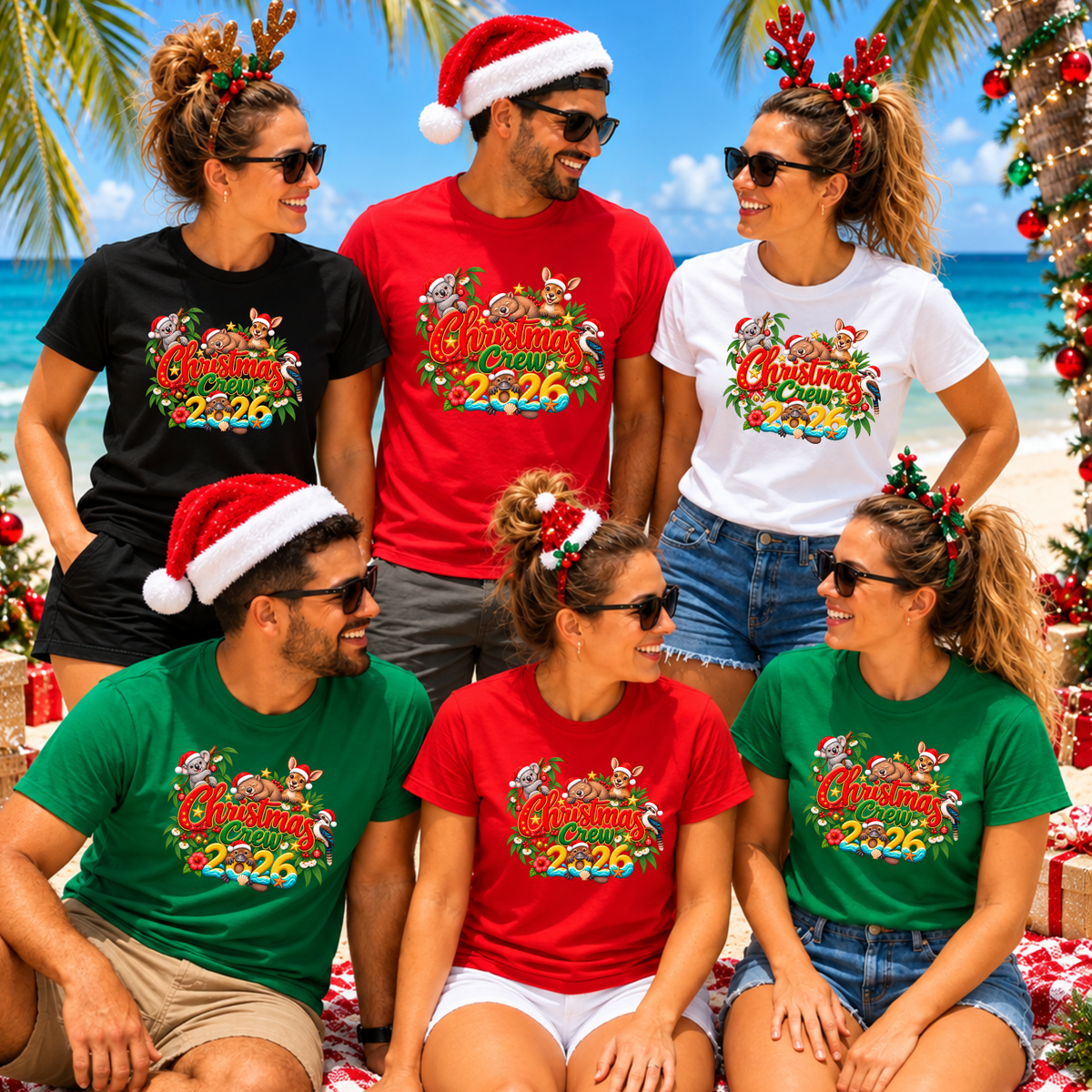 Aussie Christmas Crew 2026 T-Shirt