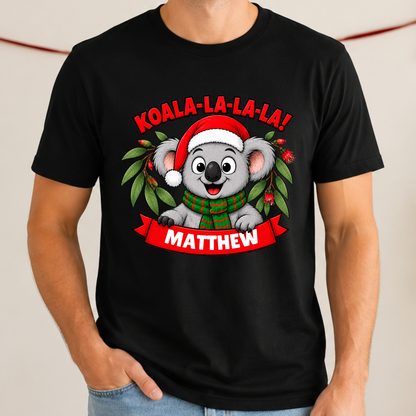 Personalised Aussie Animal Christmas T-Shirt