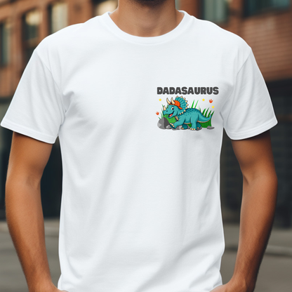 Personalised Dadasaurus Shirt with Kids Names