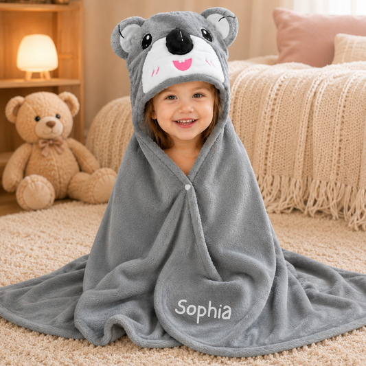 Personalised Hooded Blanket for Kids