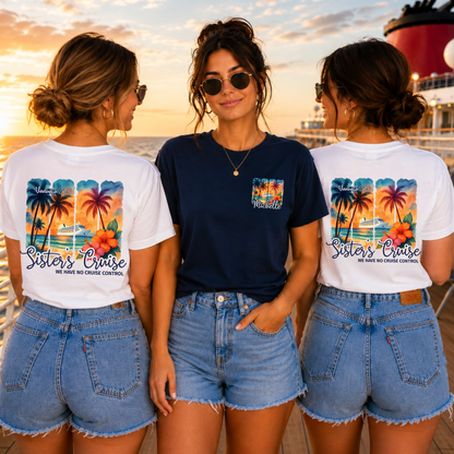 Personalised Sisters Cruise Shirt