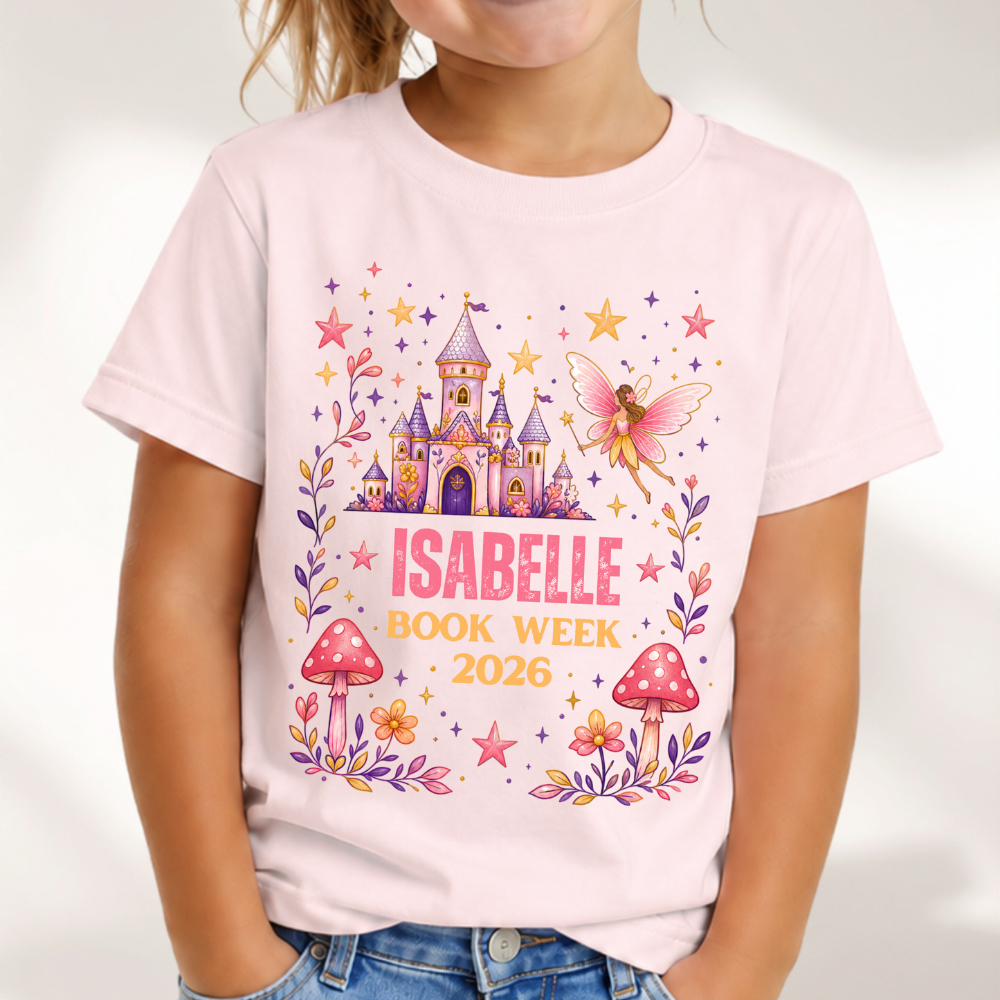 Personalised Fairy Castle Book Week 2026 Shirt – Kids & Adults