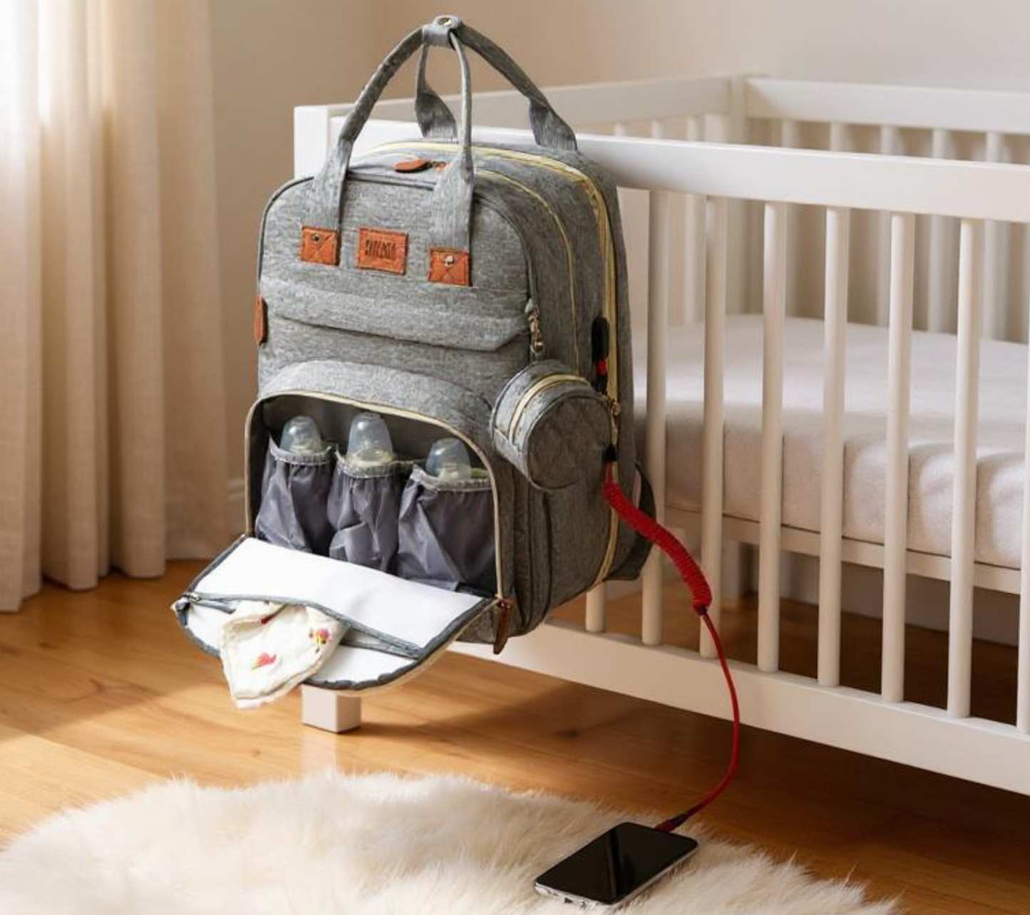 Nappy Backpack with Changing Station