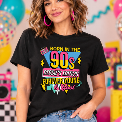 Personalised Born in the 90s T-Shirt