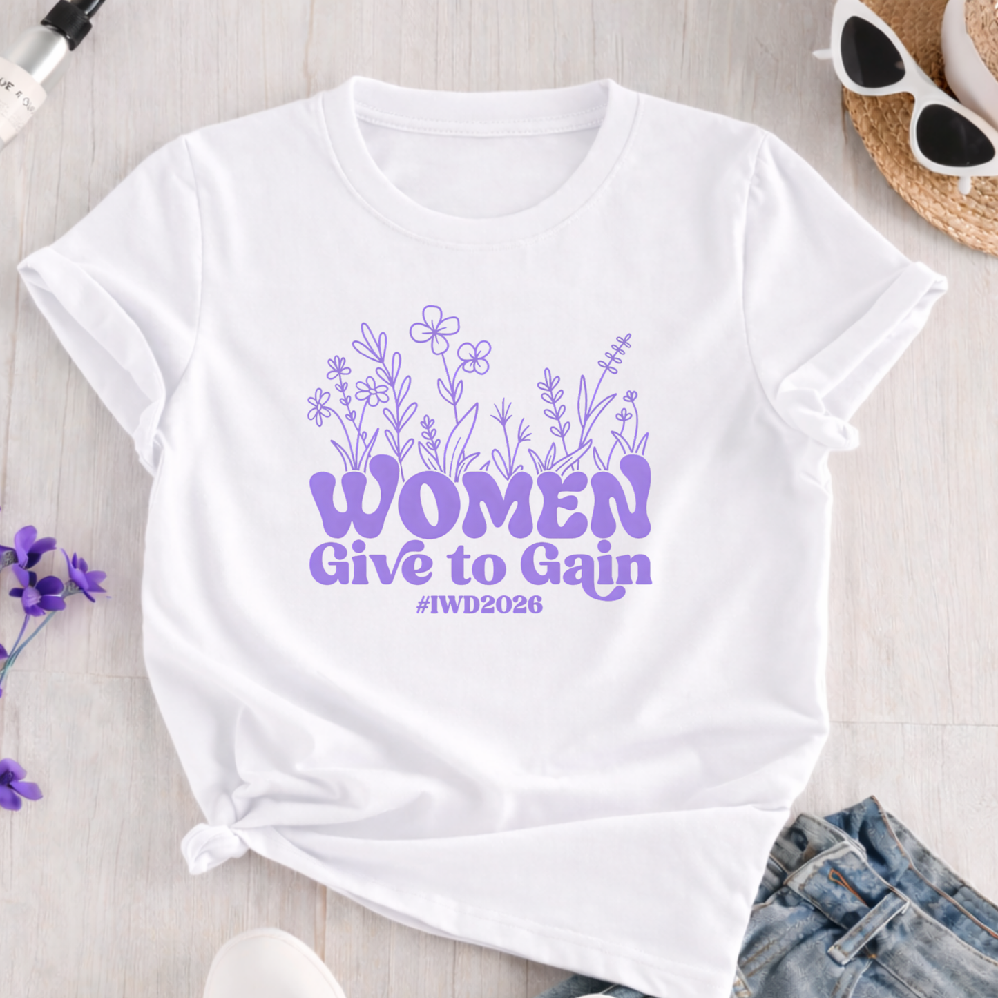 International Women's Day Give to Gain Shirt