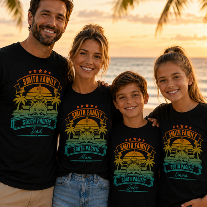 Personalised Family Cruise Shirt
