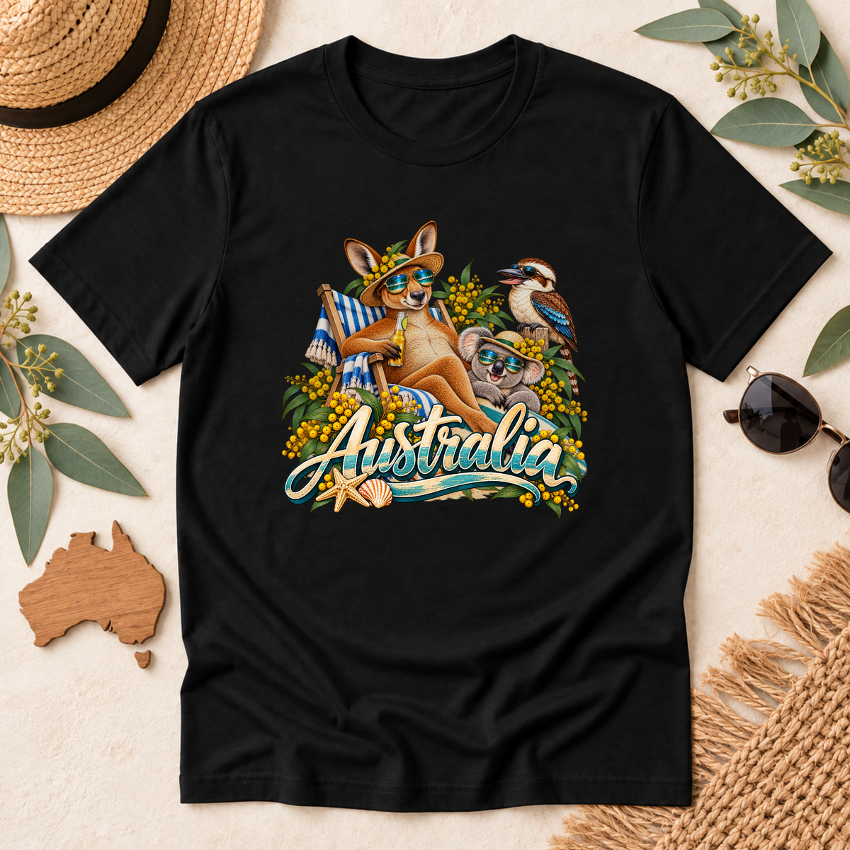 Australian Animals T-Shirt – Matching Family Summer Design