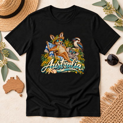 Australian Animals T-Shirt – Matching Family Summer Design