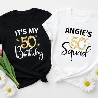 Personalised Birthday Shirts