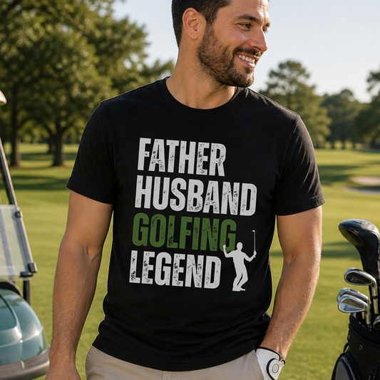 Father, Husband, Golfing Legend T-Shirt