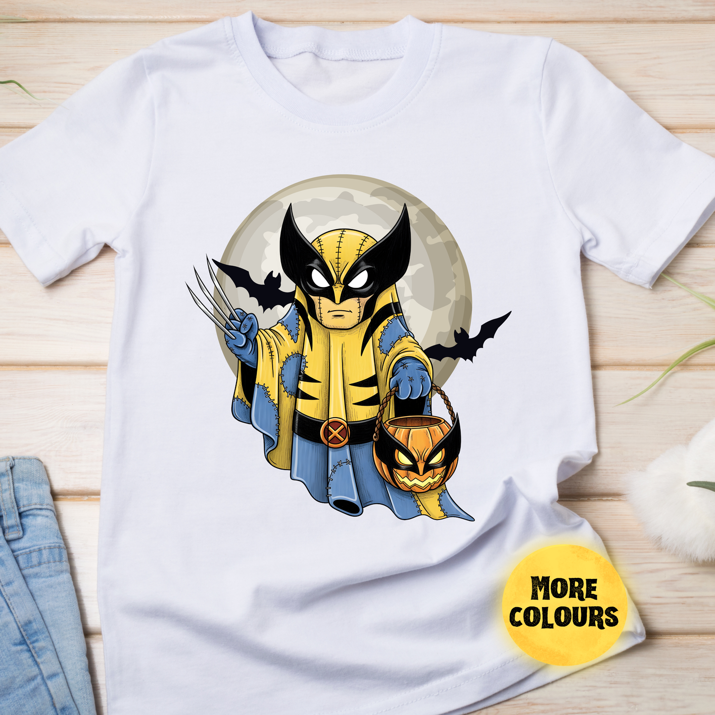 Halloween Superhero Ghost Shirt