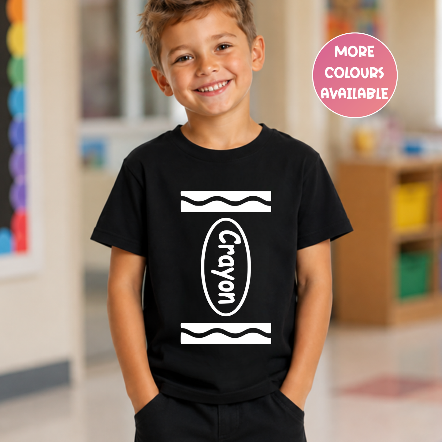 Crayon Costume T-Shirt – Kids & Teacher Book Week Costume