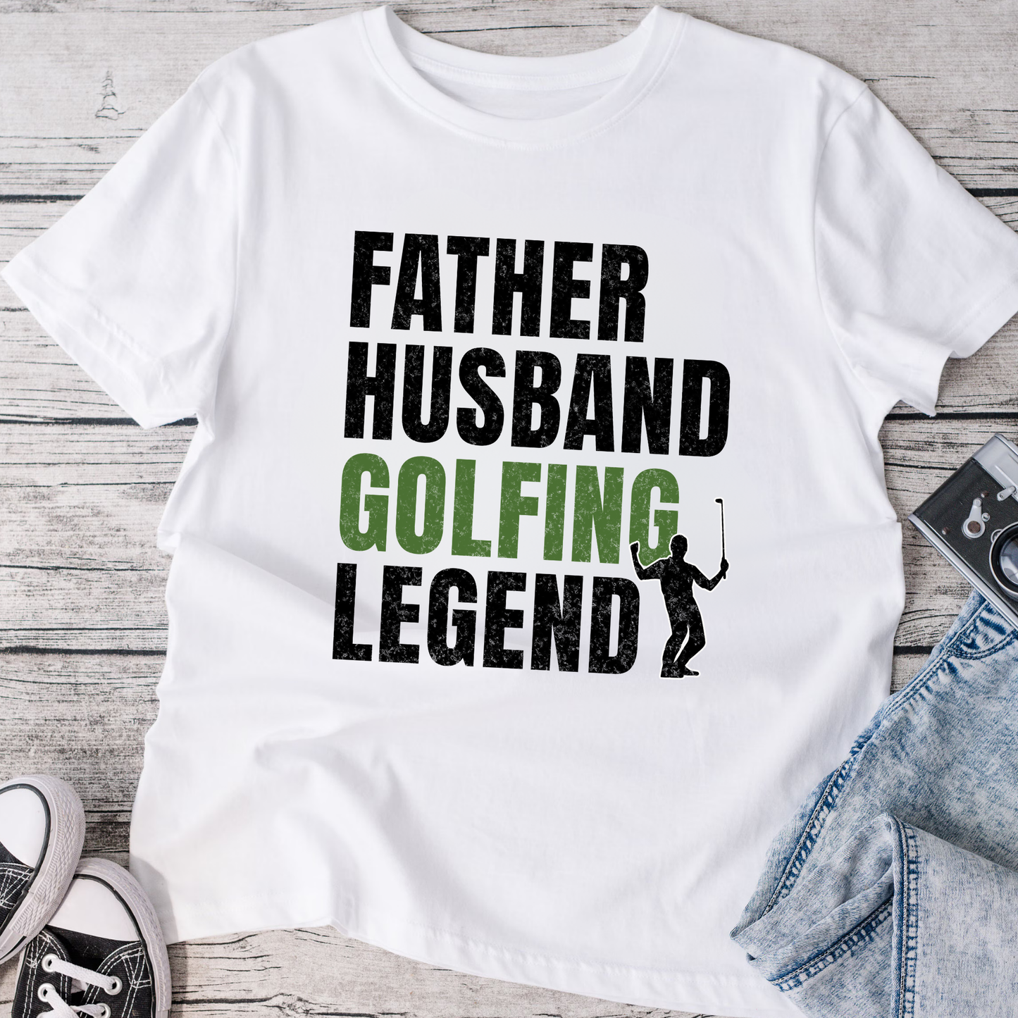 Father, Husband, Golfing Legend T-Shirt