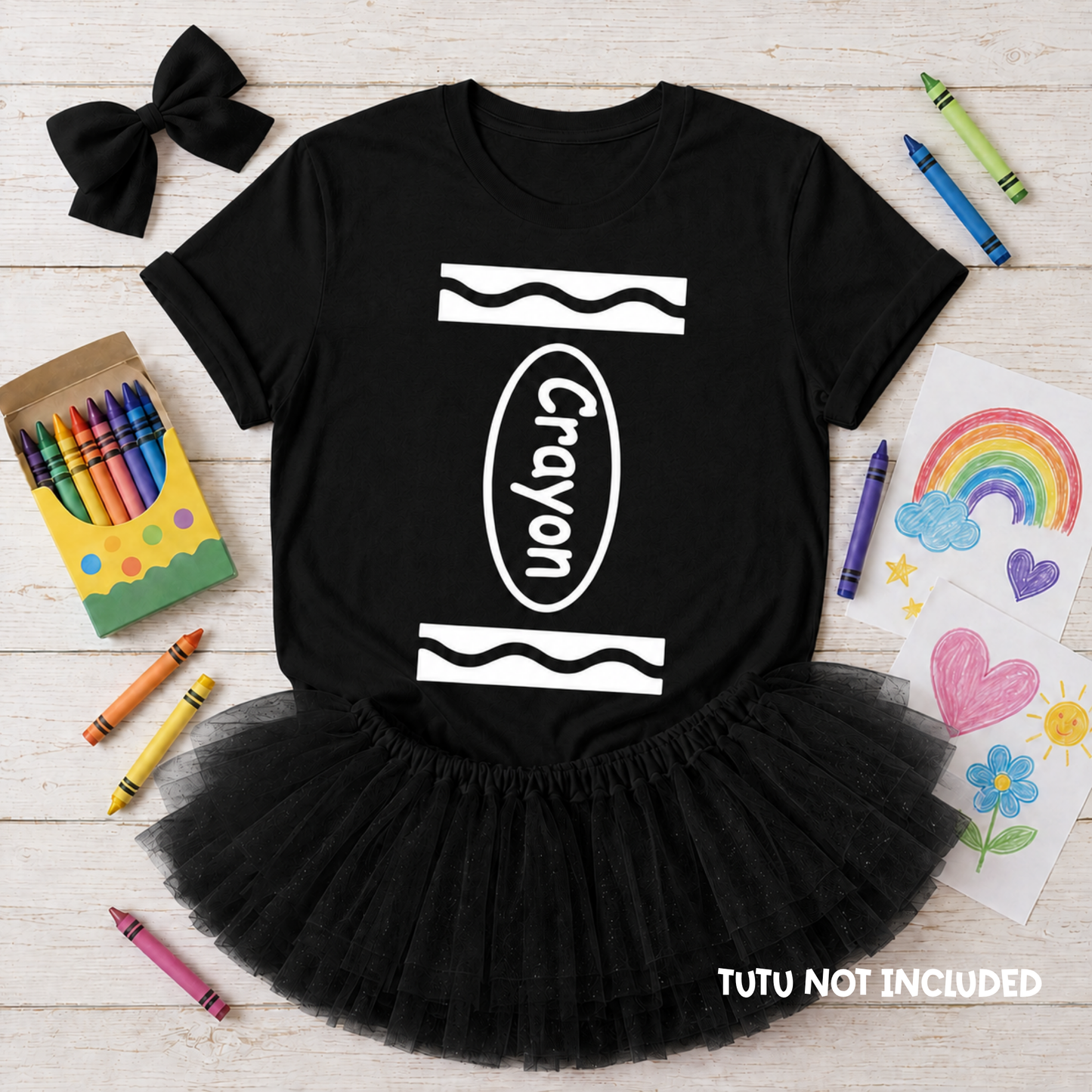 Crayon Costume T-Shirt – Kids & Teacher Book Week Costume