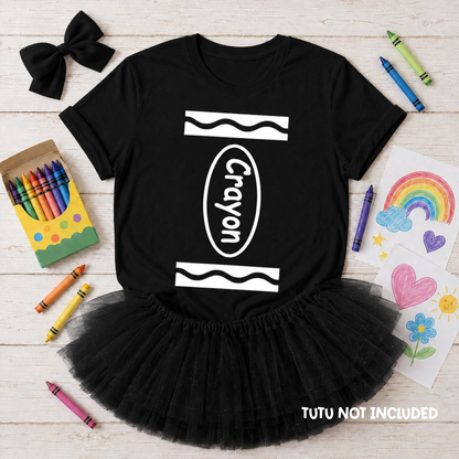 Crayon Costume T-Shirt – Kids & Teacher Book Week Costume