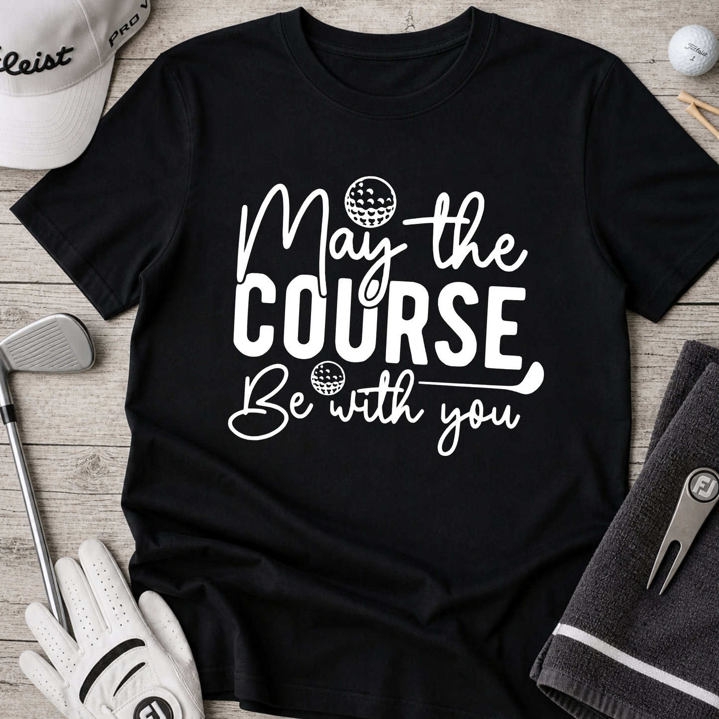 May the Course be with You Golf Shirt