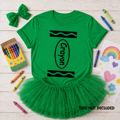 Crayon Costume T-Shirt – Kids & Teacher Book Week Costume