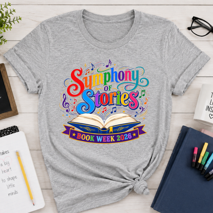Symphony of Stories Colourful Book Week Shirt