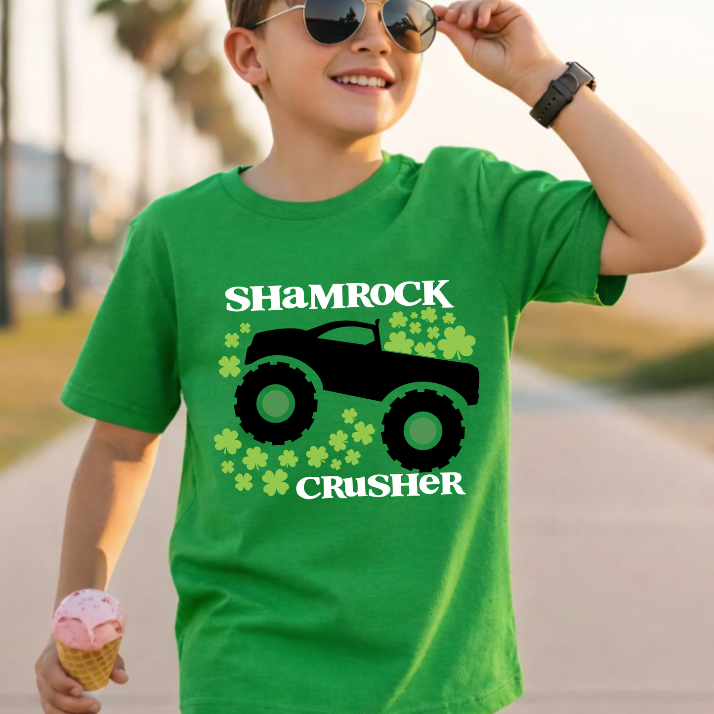 St Patrick's Day Shamrock Crusher Shirt