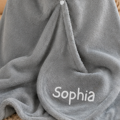 Personalised Hooded Blanket for Kids