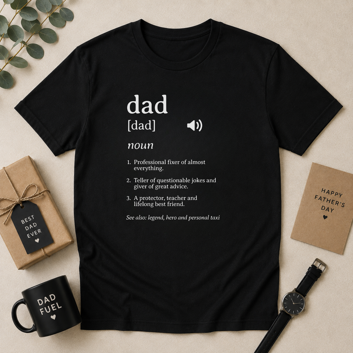 Dad Definition T-Shirt – Funny Father’s Day Gift