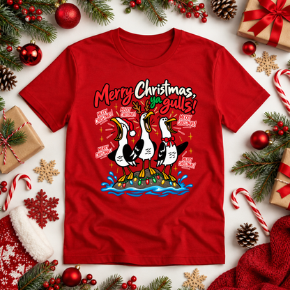 Merry Christmas Ya Gulls T-Shirt
