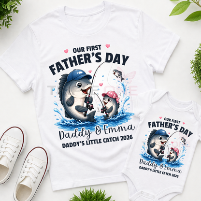 Our First Father's Day | Personalised Daddy & Daughter Matching Set