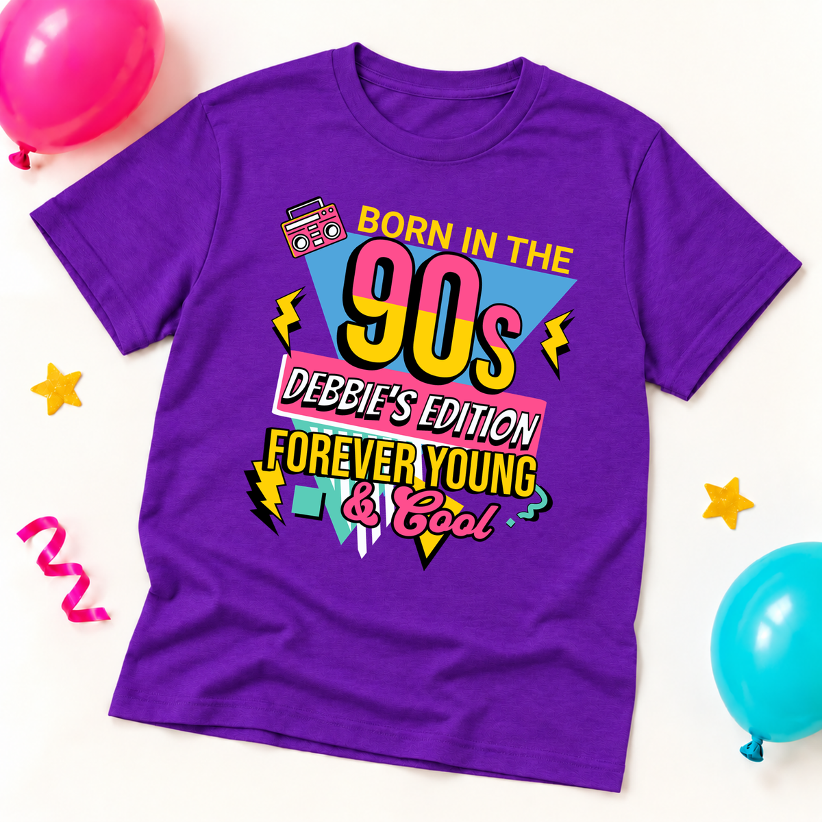 Personalised Born in the 90s T-Shirt