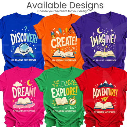 My Reading Superpower Book Week T-Shirt