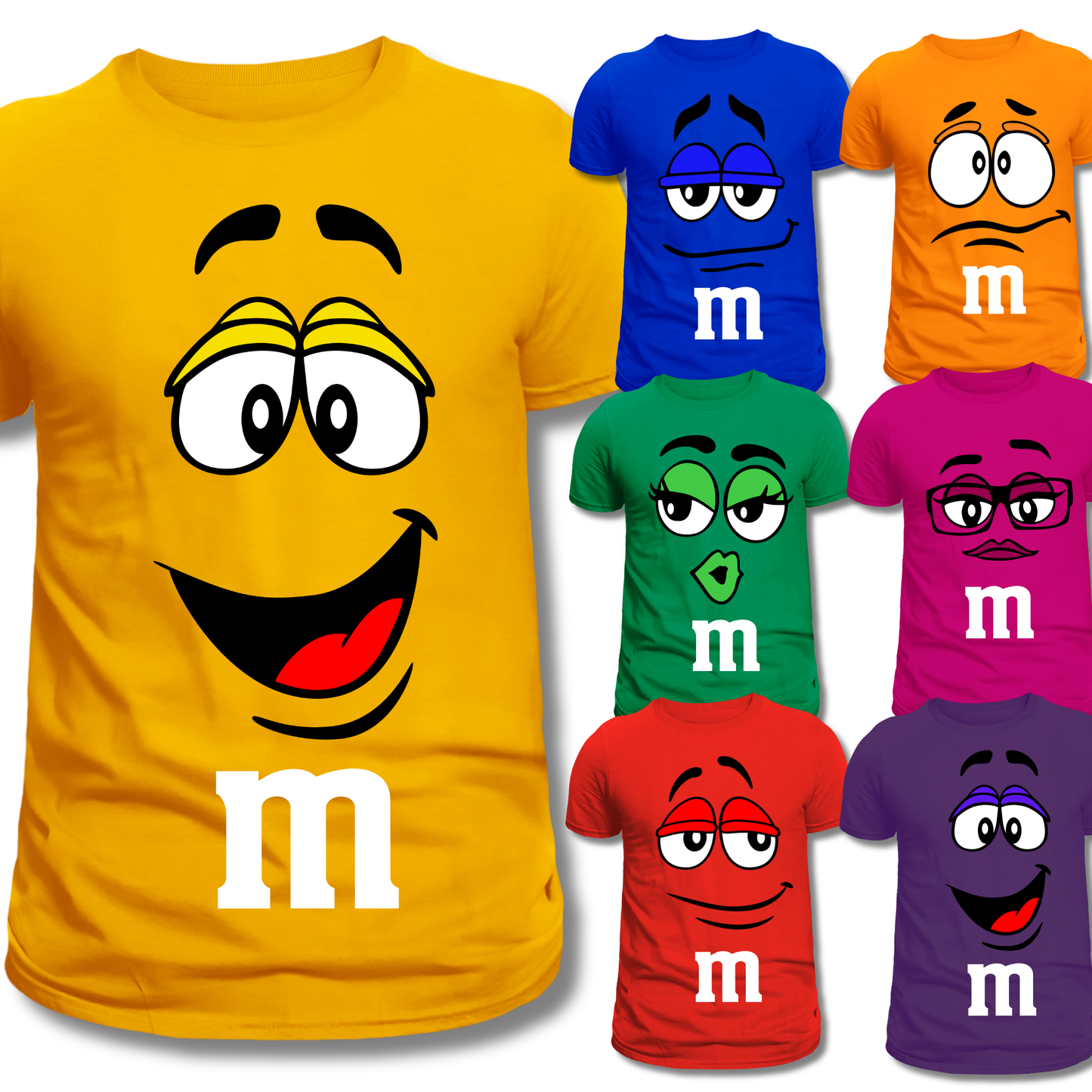 M&M Character Shirts