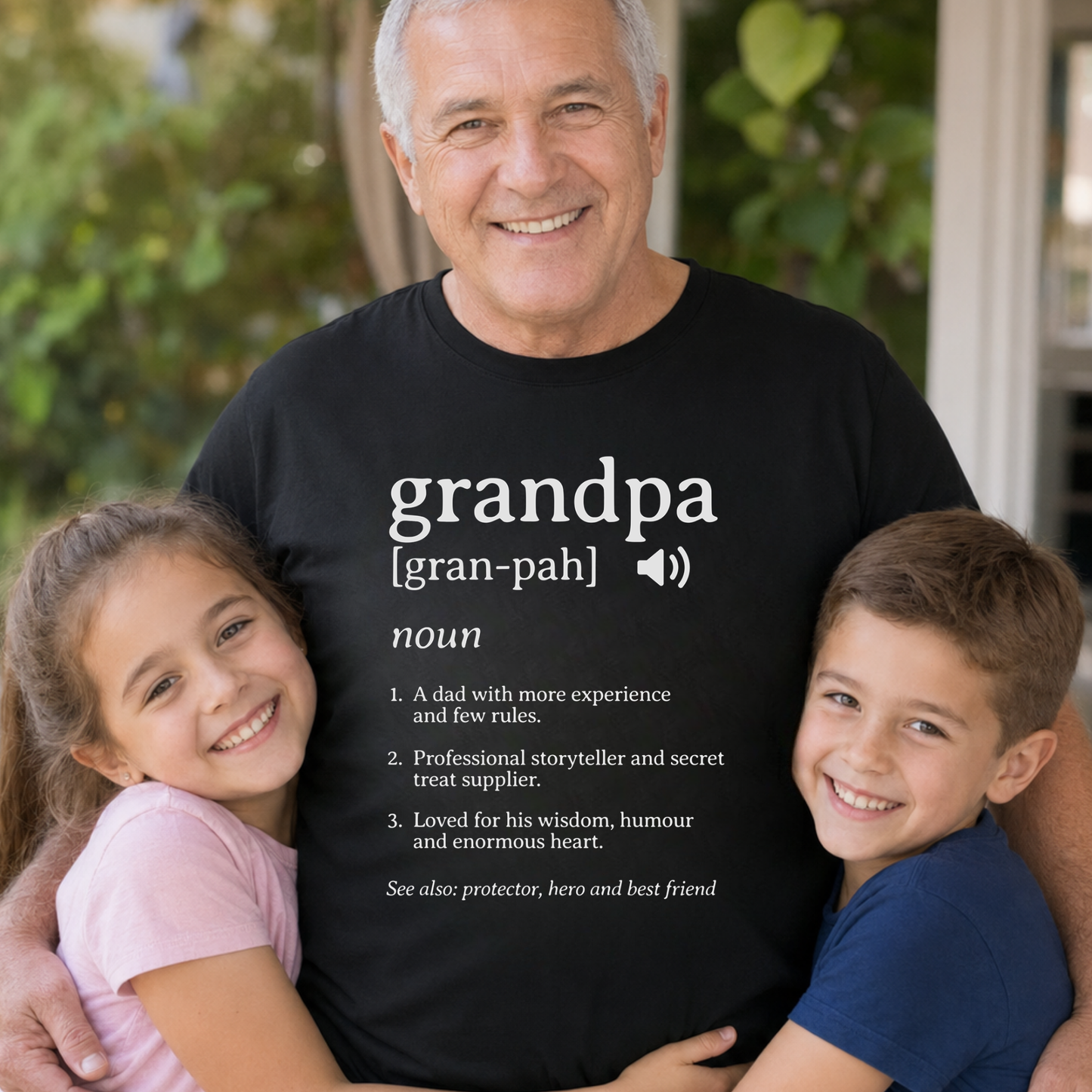 Grandpa Definition T-Shirt – Grandfather Gift from Grandkids