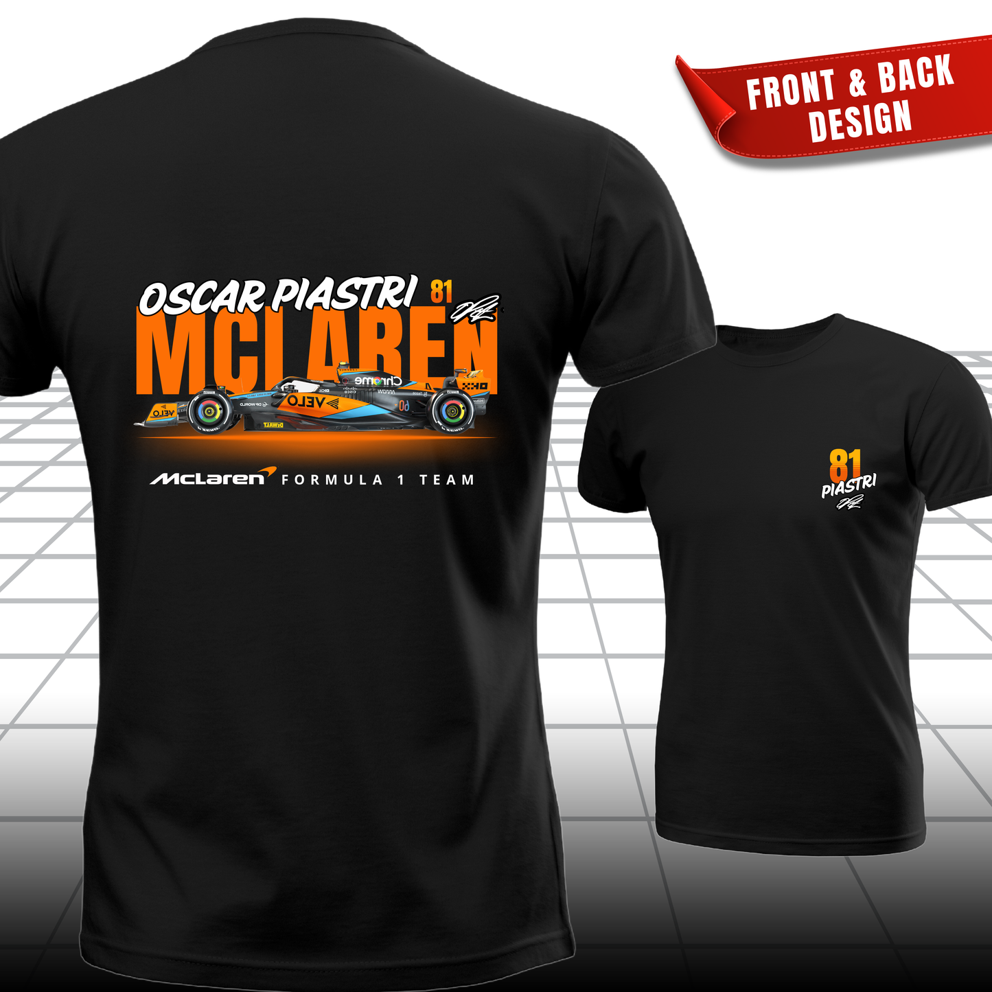 Oscar Piastri F1 Inspired T-Shirt