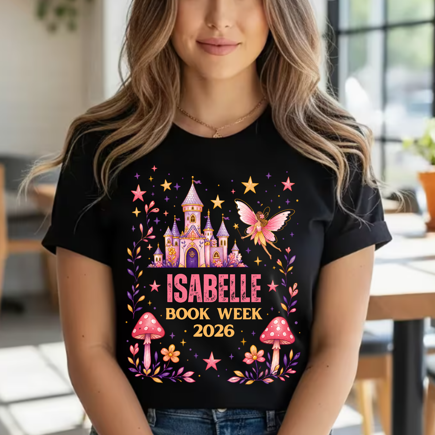 Personalised Fairy Castle Book Week 2026 Shirt – Kids & Adults