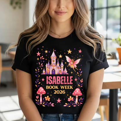 Personalised Fairy Castle Book Week 2026 Shirt – Kids & Adults