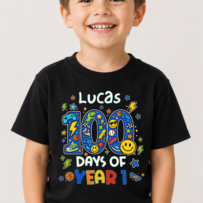 Personalised 100 Days of School Shirt
