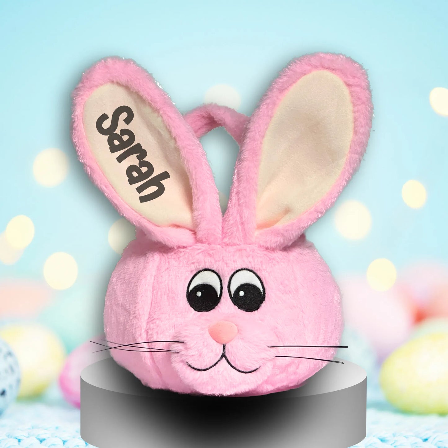 Personalised Easter Egg Plush Baskets