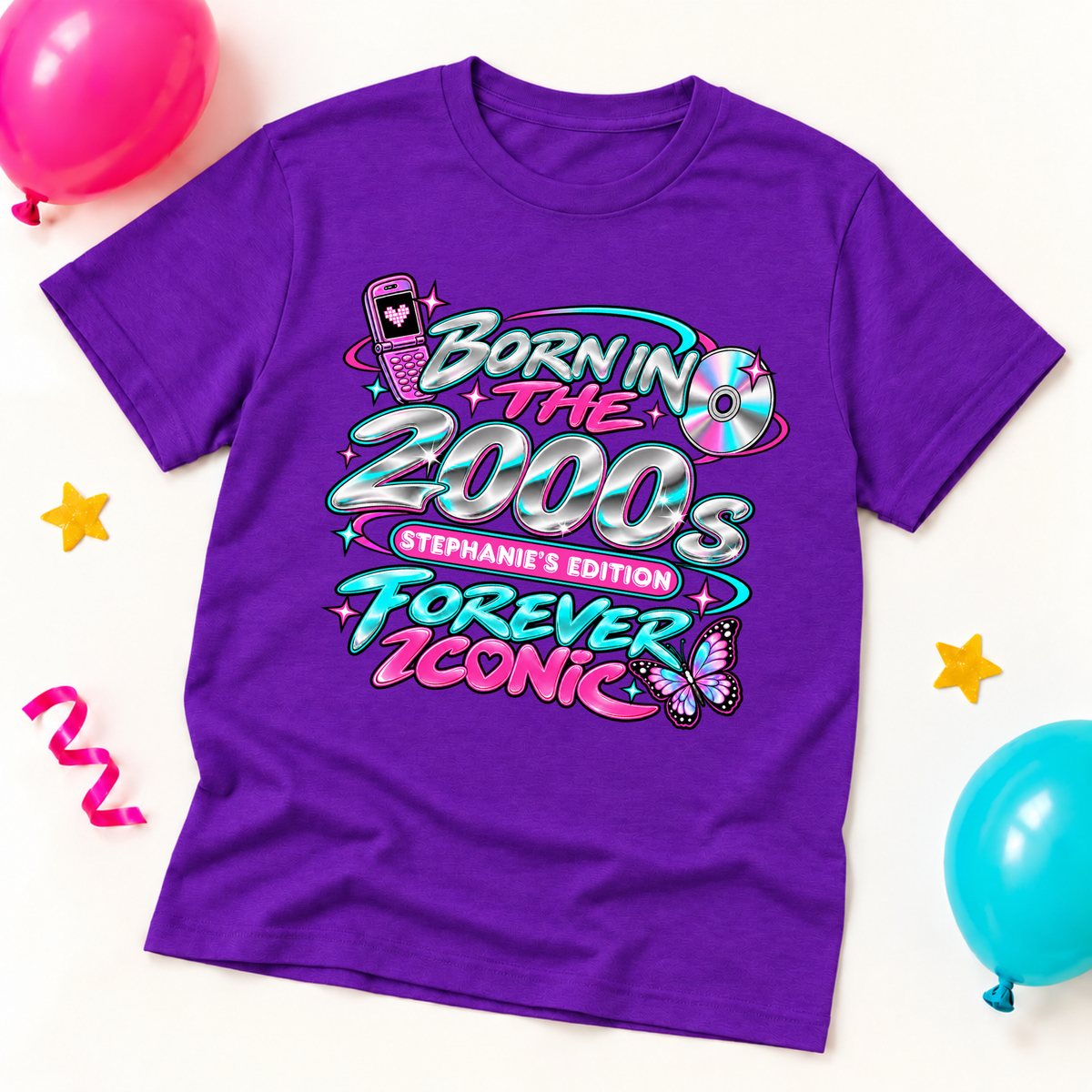 Personalised Born in the 2000s T-Shirt