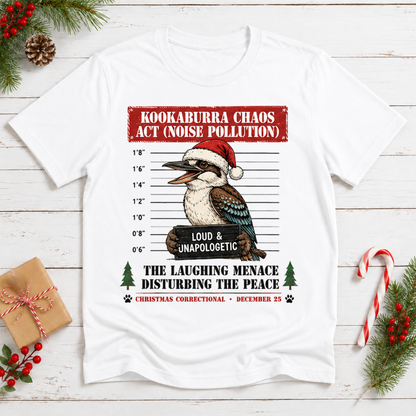 Aussie Christmas Mugshot T-Shirt