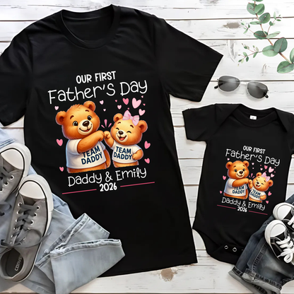 Our First Father's Day Matching T-Shirt