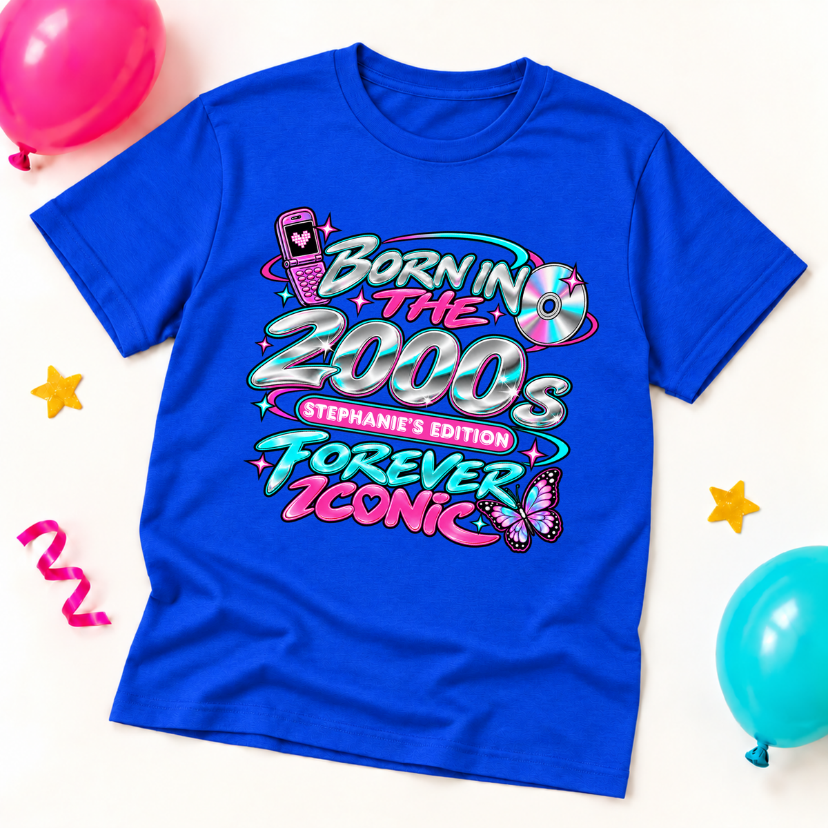 Personalised Born in the 2000s T-Shirt