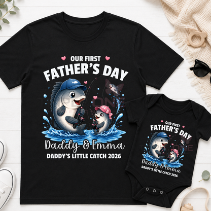 Our First Father's Day | Personalised Daddy & Daughter Matching Set