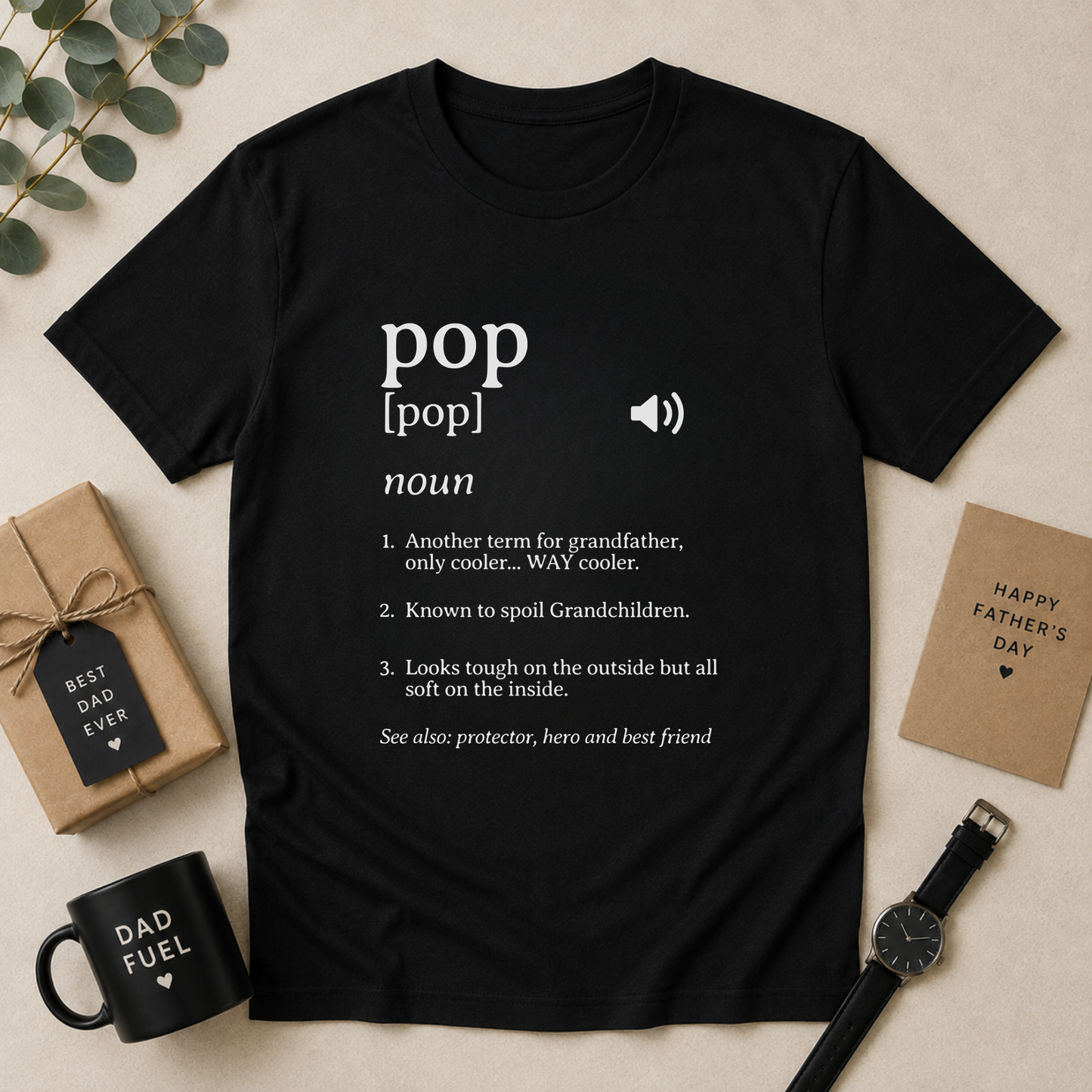Pop Definition T-Shirt | Father’s Day Gift for Grandad